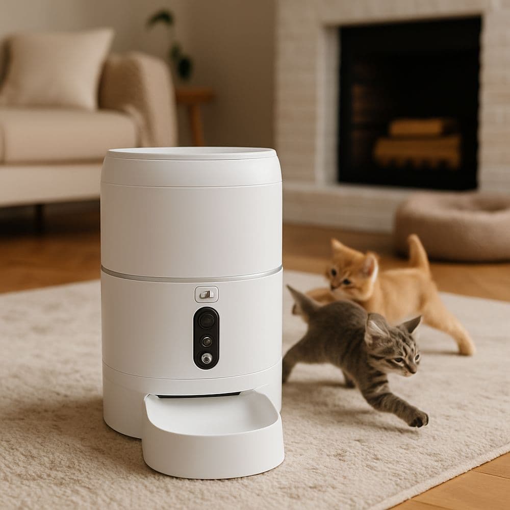 UrbanIQ FeedSight – Smart Pet Feeder with Camera | 6L Capacity | App-Controlled Auto Dispenser - Image 4